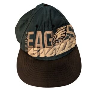 VTG Philadelphia Eagles‎ NFL Snapback Hat Cap Green Sports Fan Gear 7 GO BIRDS!!